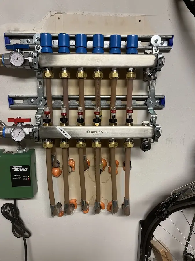 Plumber performing Leak Detection at a residential property in Gonzales